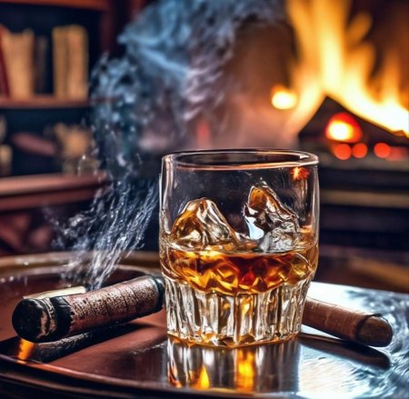 Бокал виски