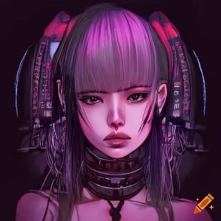 Арты в стиле киберпанк