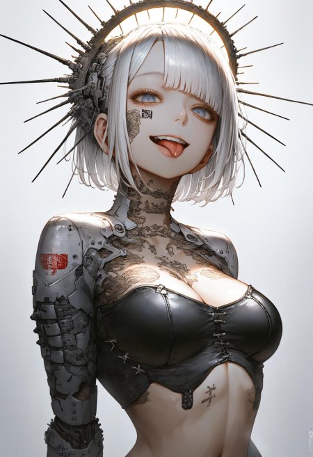 Киберпанк аниме девушка