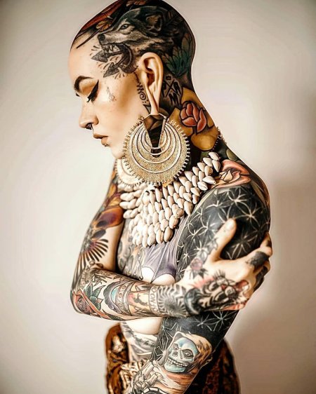 Татуированные модели