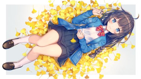 Аниме девушки в юбках