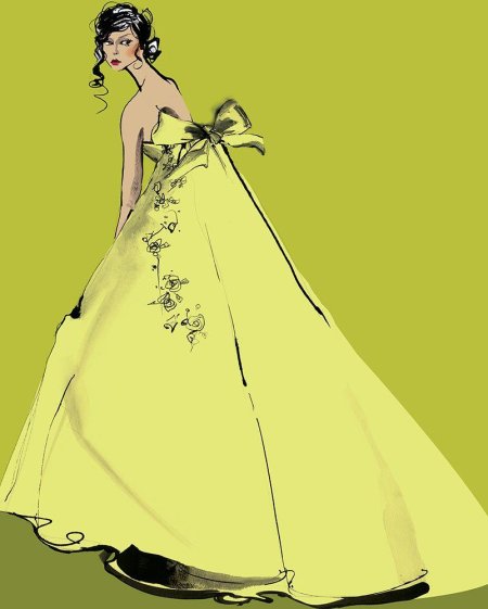 Платье эскиз