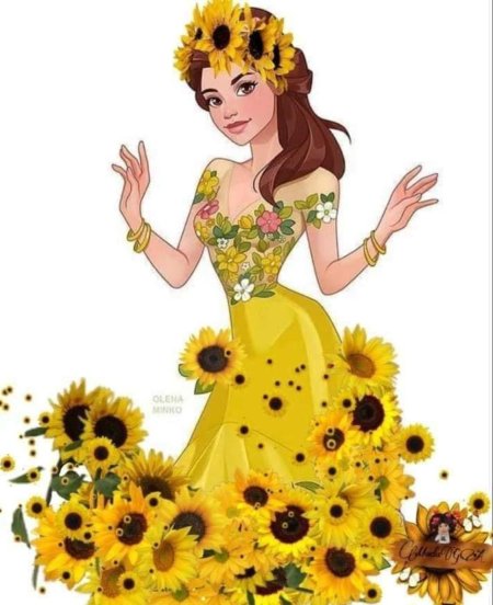 Подсолнухи рисунки