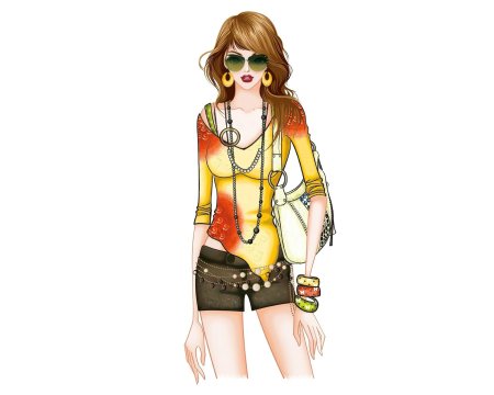 Мода рисунки