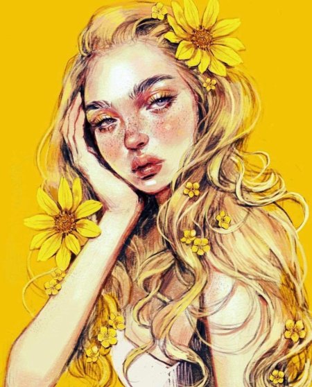 Рисунки девушек