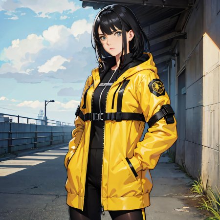 Желтая куртка