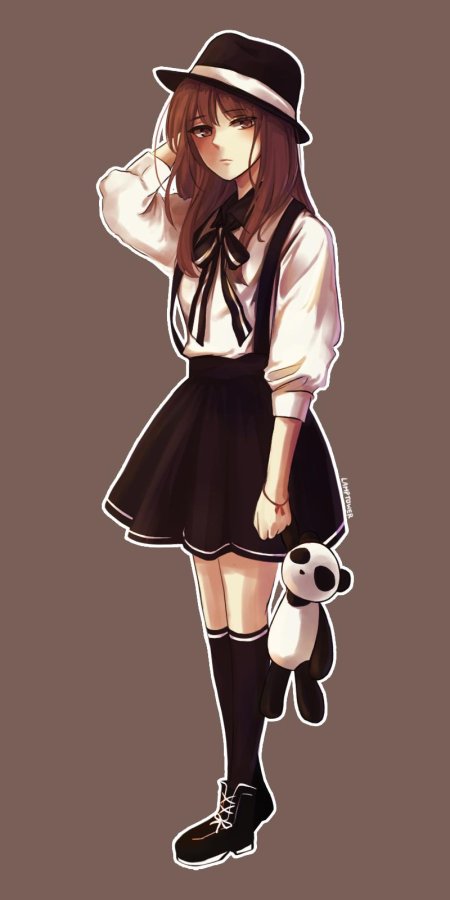 Аниме девушка пацанка