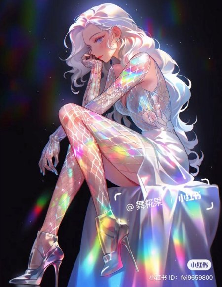 Красивая аниме девушка