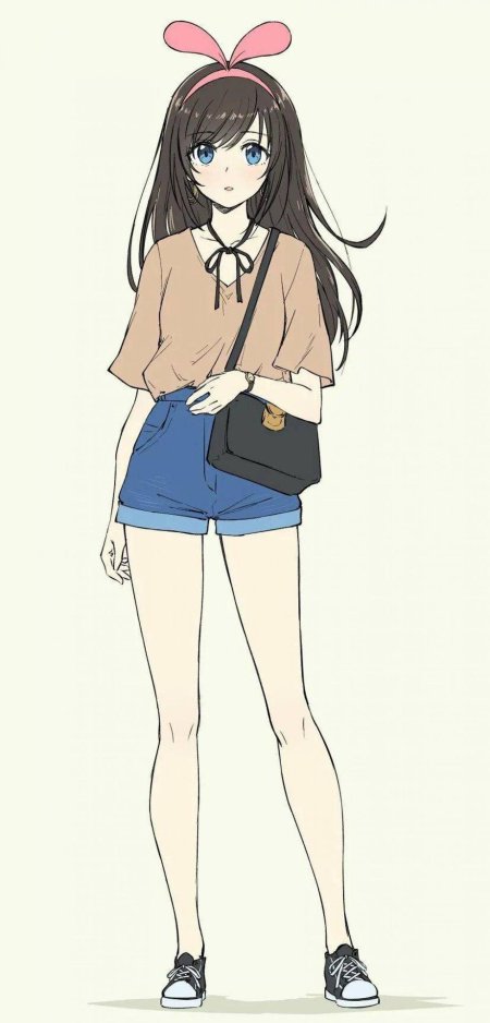 Девушка в полном росте