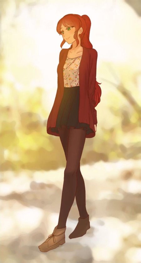 Мультяшные девушки с рыжими волосами