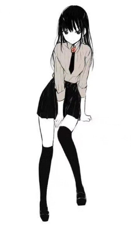 Аниме черно белое