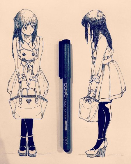 Зарисовка аниме