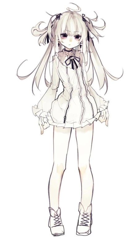 Аниме рисунки в полный рост