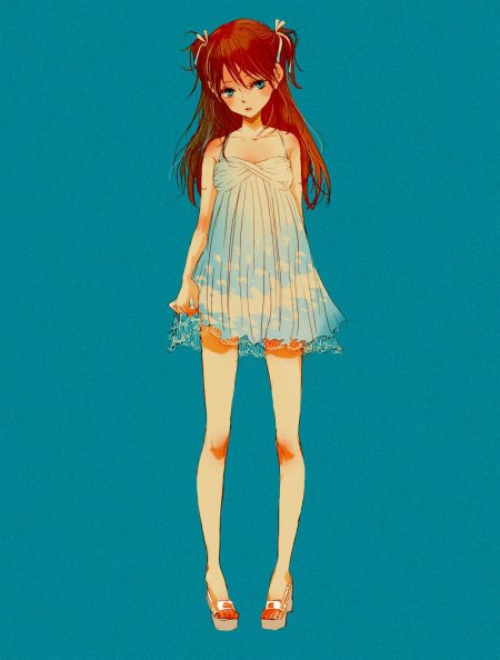 Рыжие девушки аниме