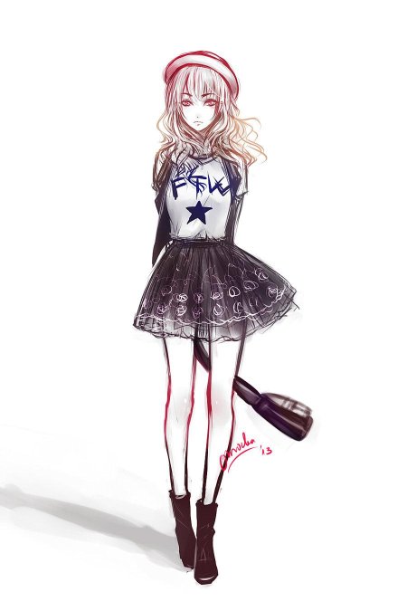 Мода эскизы