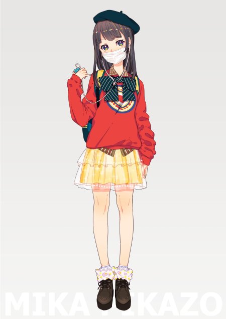 Стиль аниме в одежде девушек