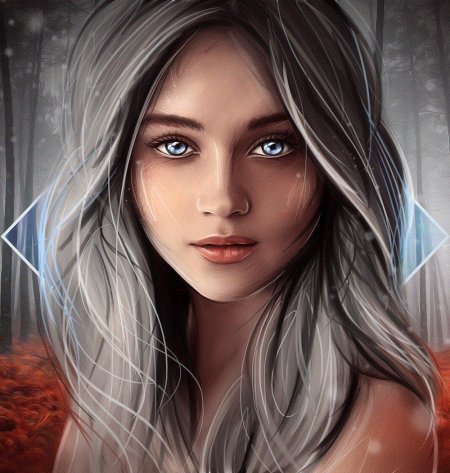 Арт девушек