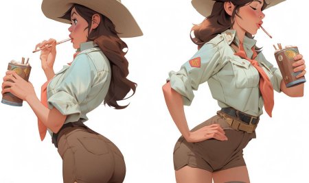 Девушка ковбой