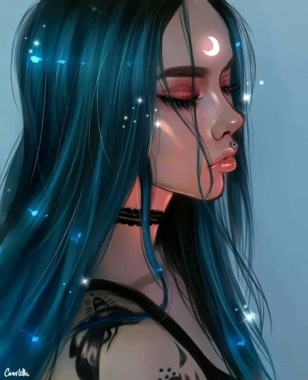 Девушка арт