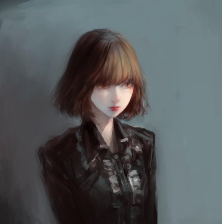 Арт девушка с каре