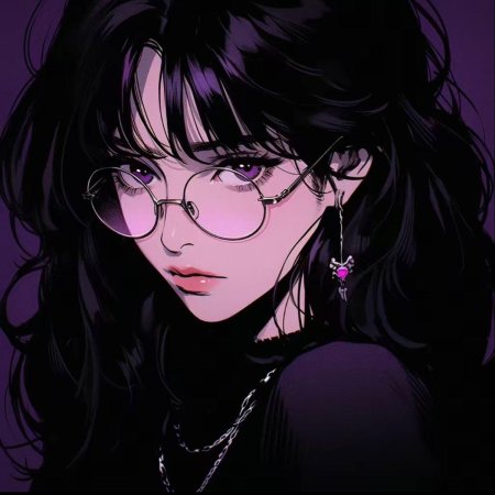 Красивая аниме девушка