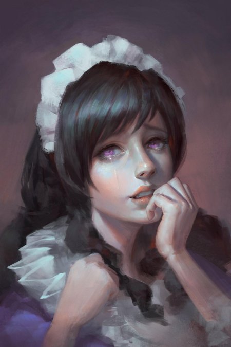 Девочка арт