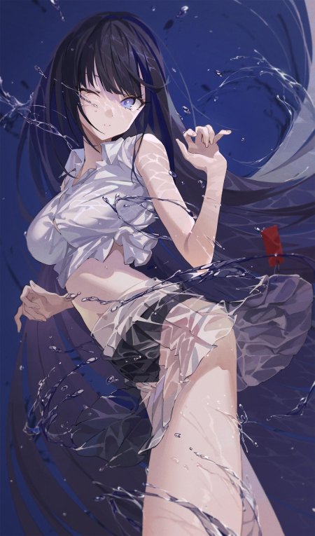 Аниме девушка красивая