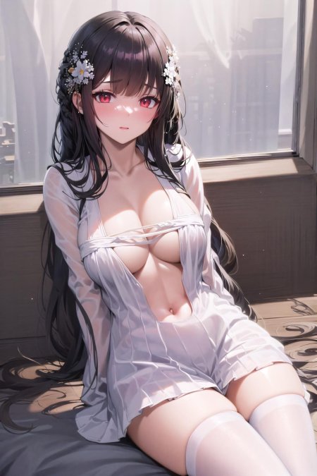 Аниме арты девушек голые