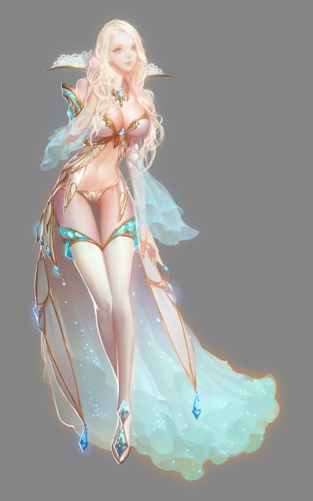 Эльфийка в полный рост