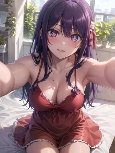 Красивая аниме девушка