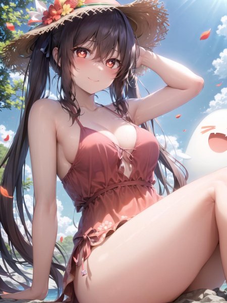 Красивая аниме девушка