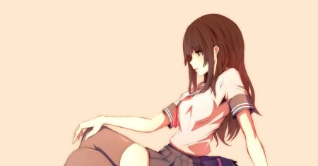 Аниме школьница