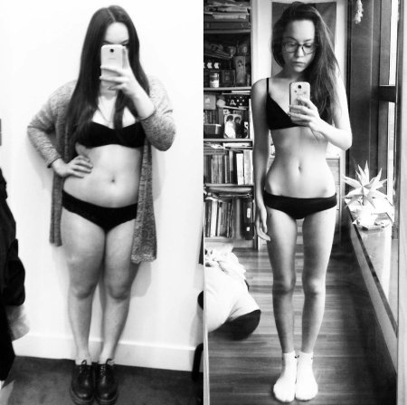 Результат похудения