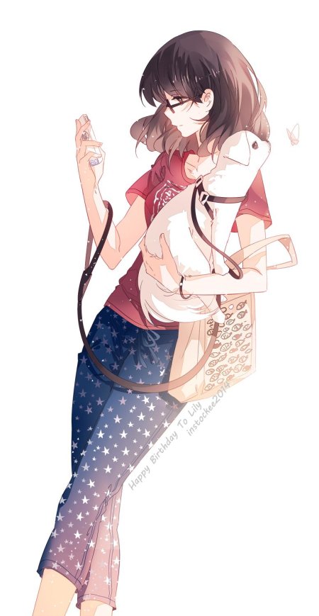 Манга девушка