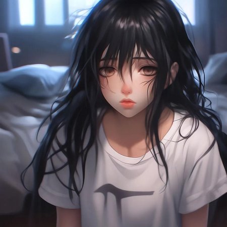 Девушка с темными волосами