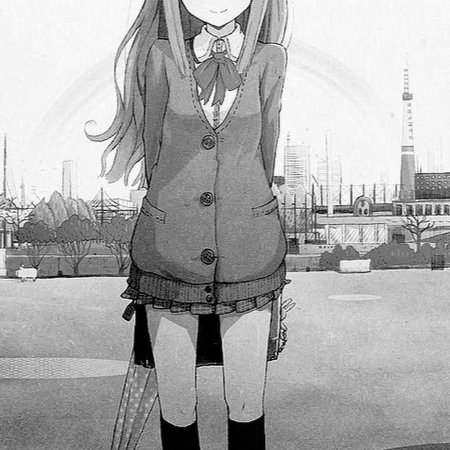 Худые аниме девушки