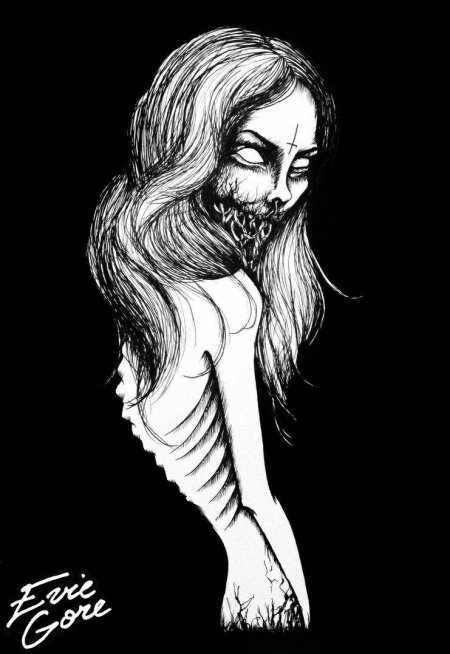 Страшные рисунки