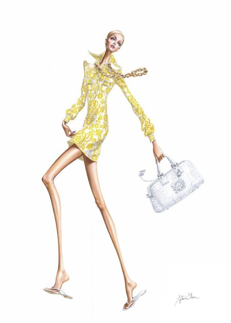 Фэшн иллюстратор артуро елена