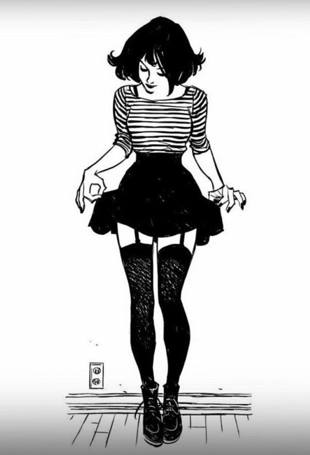 Девушка рисунки