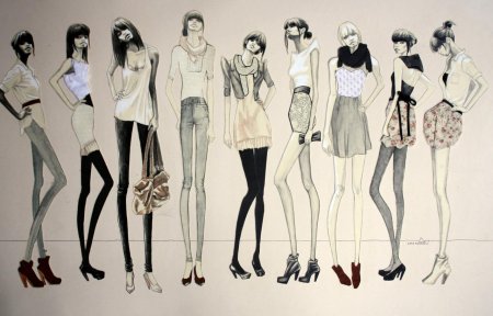 Модные эскизы