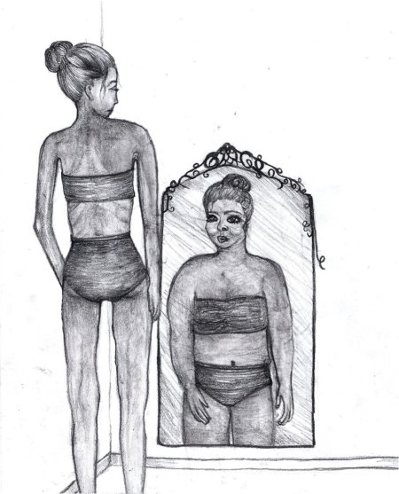 Анорексия рисунки