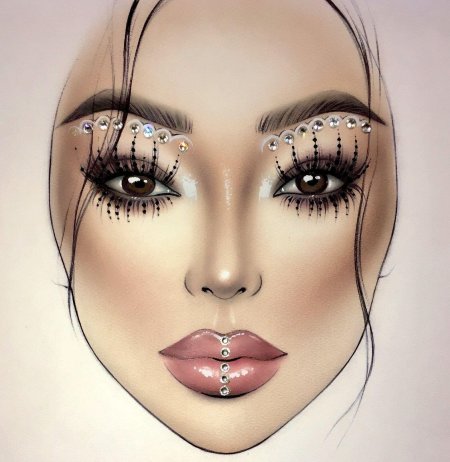 Макияж рисунок