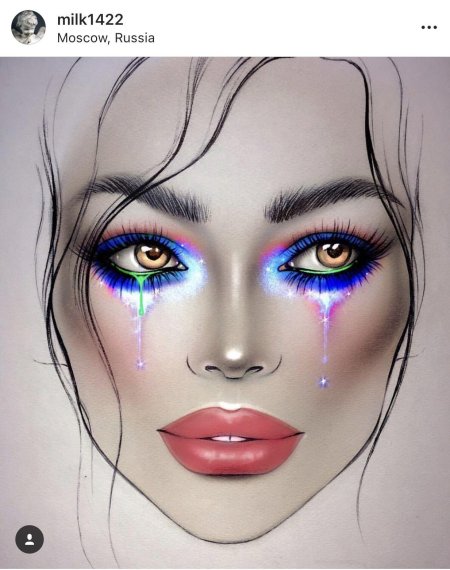 Графический макияж