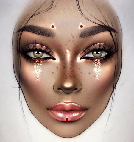 Макияж рисунок