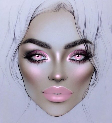 Лицо макияж