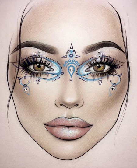 Макияж рисунки