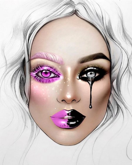 Рисунки макияжа