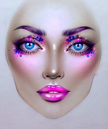Макияж рисунки