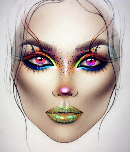 Макияж рисунки