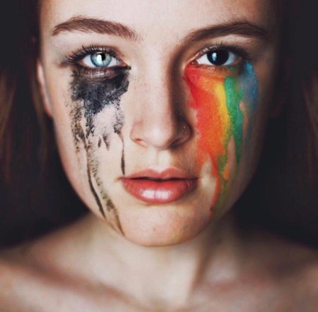 Фотосессия с красками